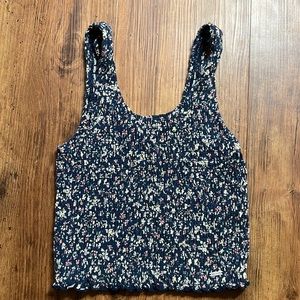 Hollister Smocked Ruffle Tank Top